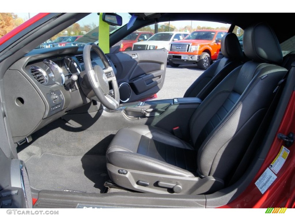 2011 Mustang GT/CS California Special Convertible - Red Candy Metallic / CS Charcoal Black/Carbon photo #10