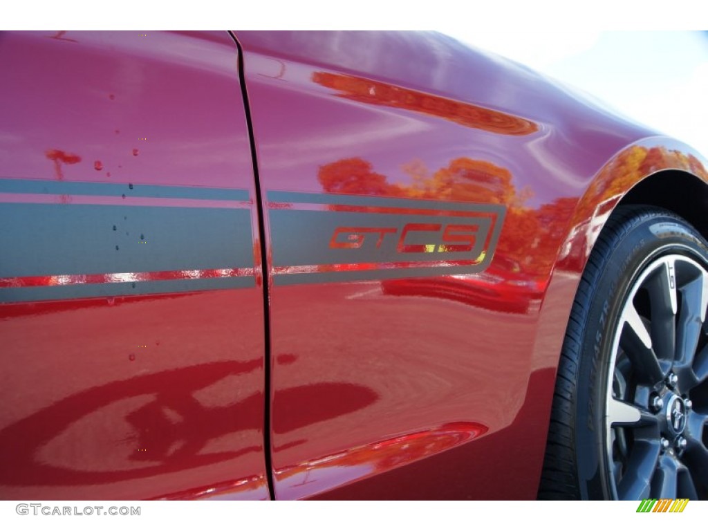 2011 Mustang GT/CS California Special Convertible - Red Candy Metallic / CS Charcoal Black/Carbon photo #17