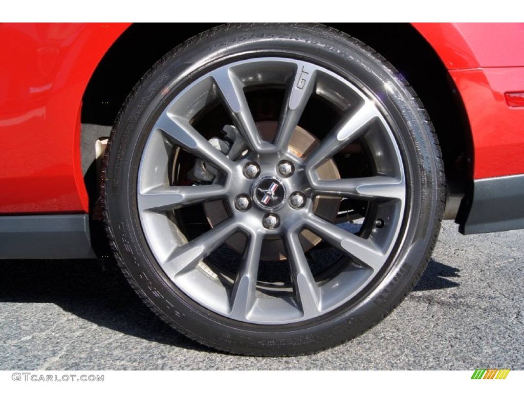 2011 Mustang GT/CS California Special Convertible - Red Candy Metallic / CS Charcoal Black/Carbon photo #20