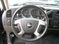 Ebony 2010 Chevrolet Silverado 1500 LT Crew Cab Steering Wheel