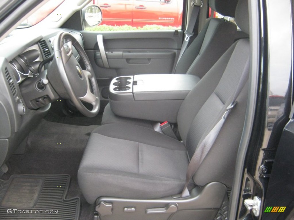 Ebony Interior 2010 Chevrolet Silverado 1500 LT Crew Cab Photo #56248841