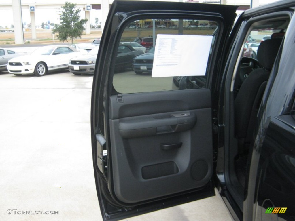 2010 Silverado 1500 LT Crew Cab - Black Granite Metallic / Ebony photo #17