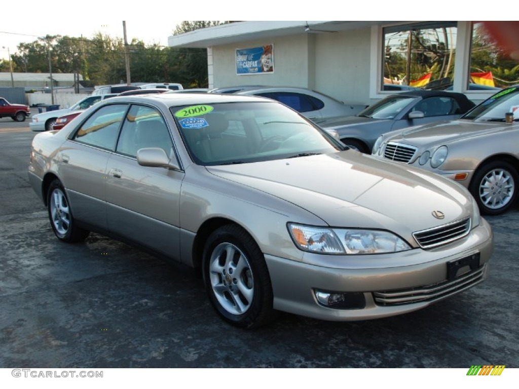 2000 ES 300 Sedan - Burnished Gold Metallic / Ivory photo #2