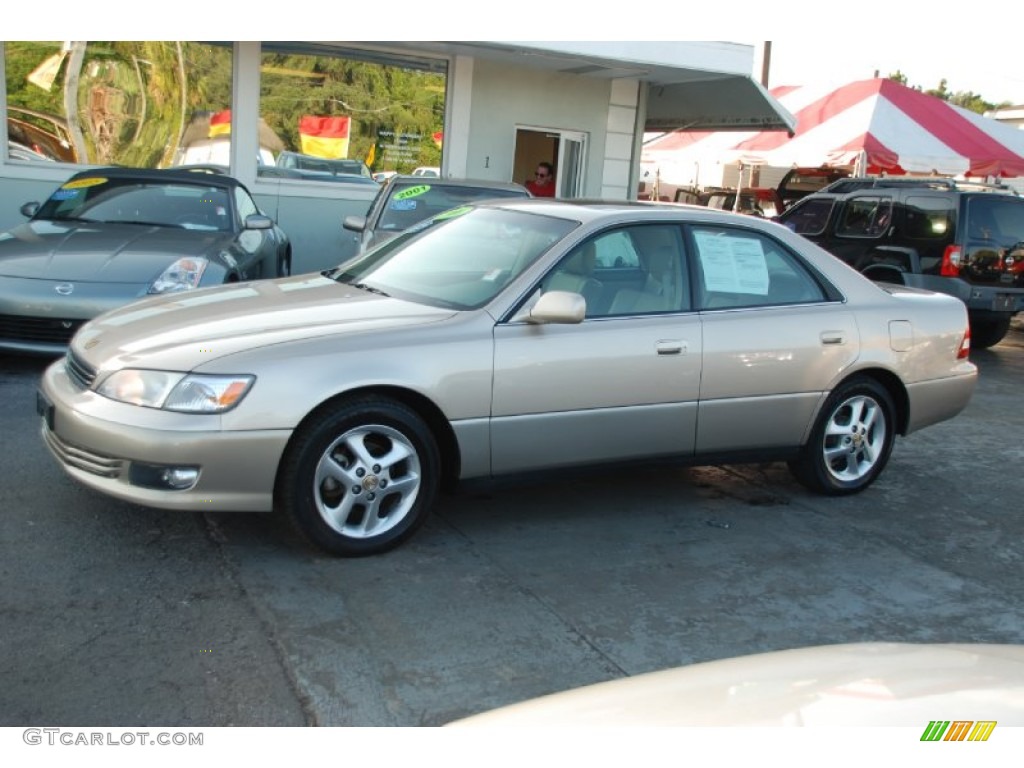 2000 ES 300 Sedan - Burnished Gold Metallic / Ivory photo #4