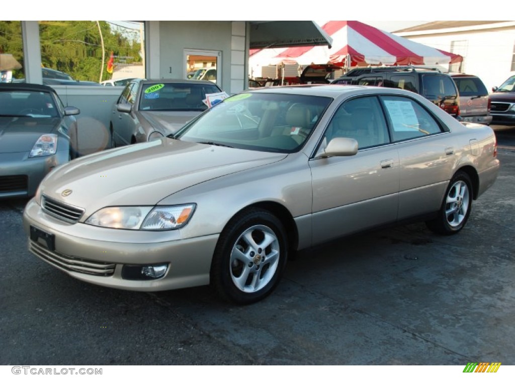 2000 ES 300 Sedan - Burnished Gold Metallic / Ivory photo #8