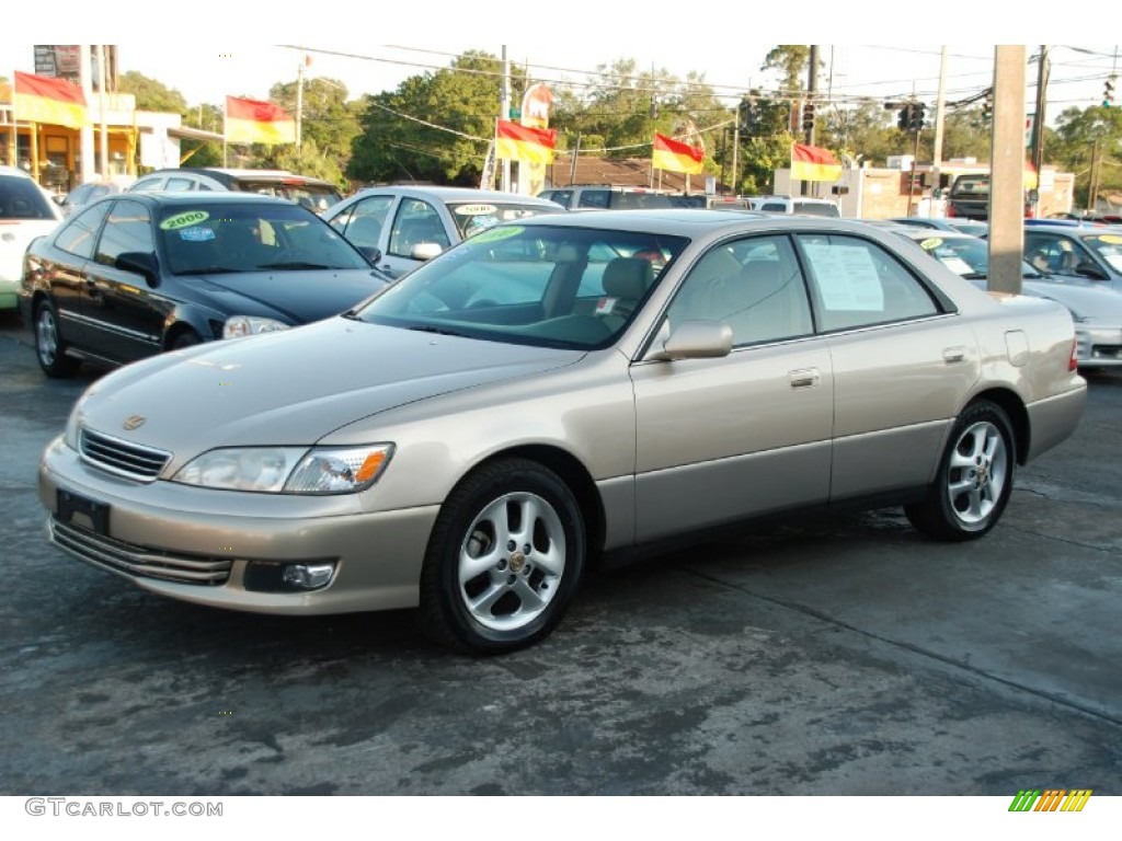 2000 ES 300 Sedan - Burnished Gold Metallic / Ivory photo #10