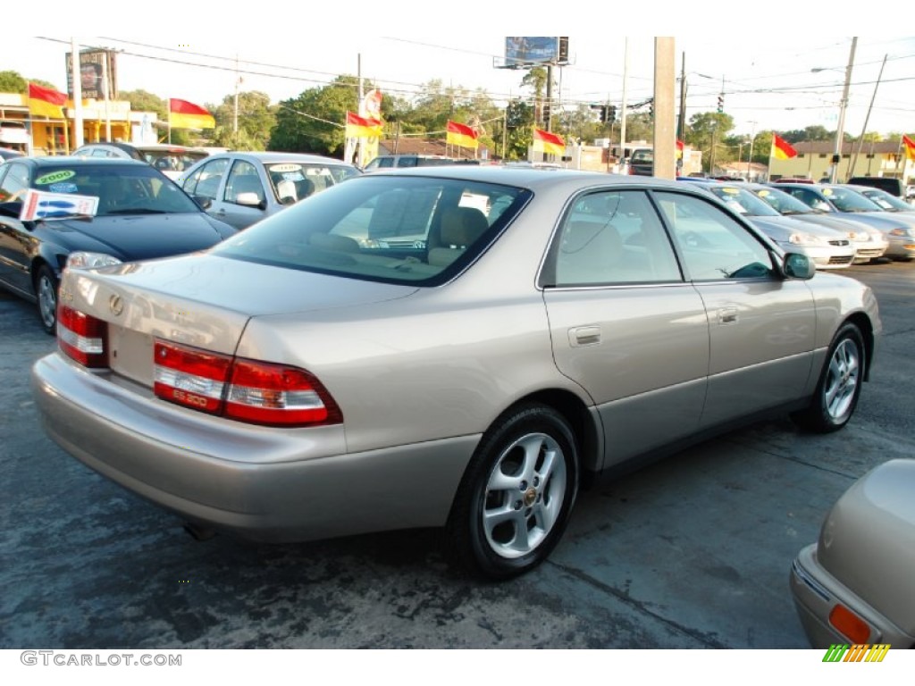 2000 ES 300 Sedan - Burnished Gold Metallic / Ivory photo #12