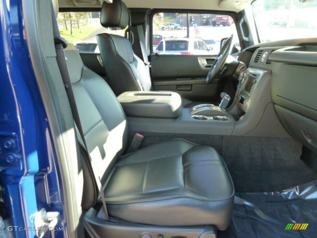 Ebony Black Interior 2008 Hummer H2 SUT Photo #56250572