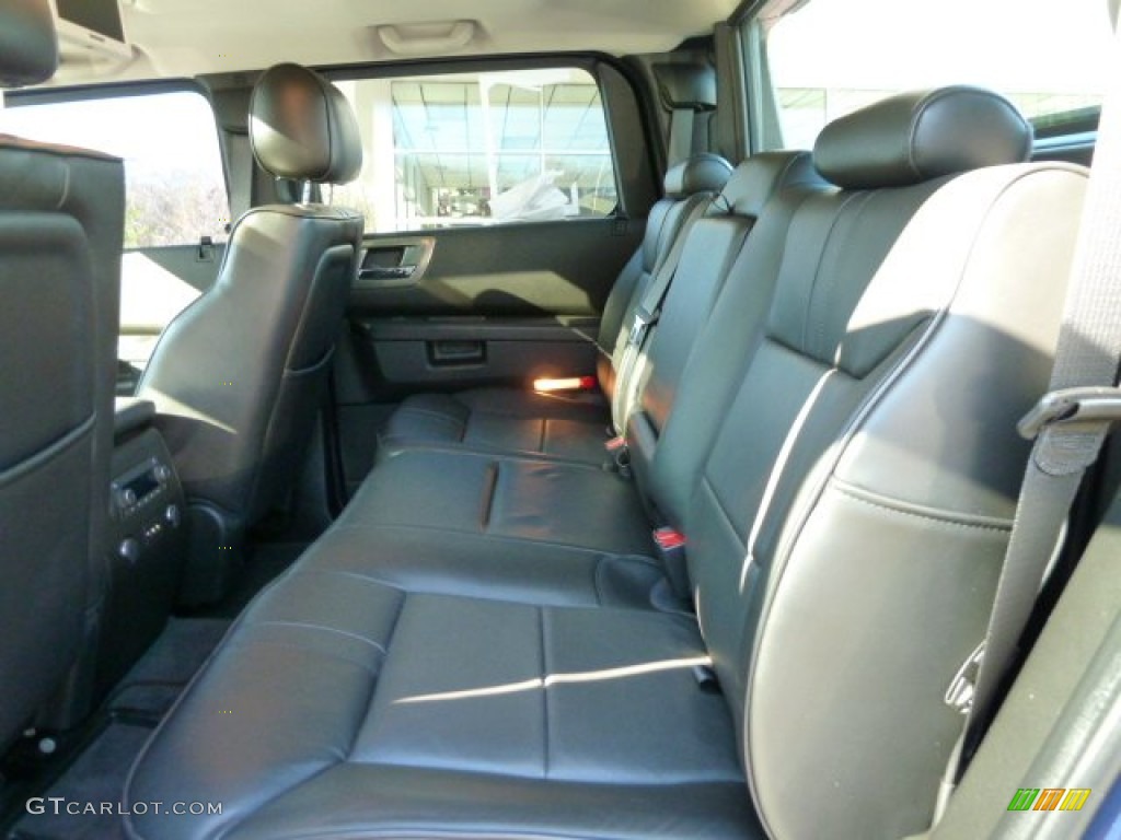 Ebony Black Interior 2008 Hummer H2 SUT Photo #56250614