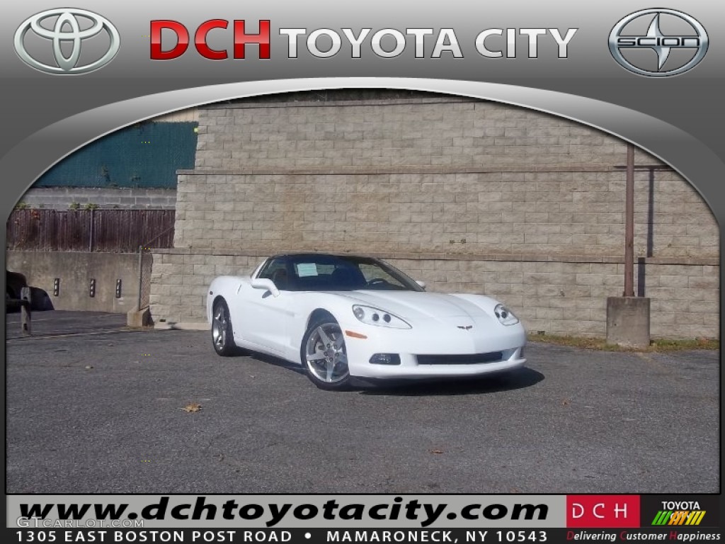 2006 Corvette Coupe - Arctic White / Ebony Black photo #1