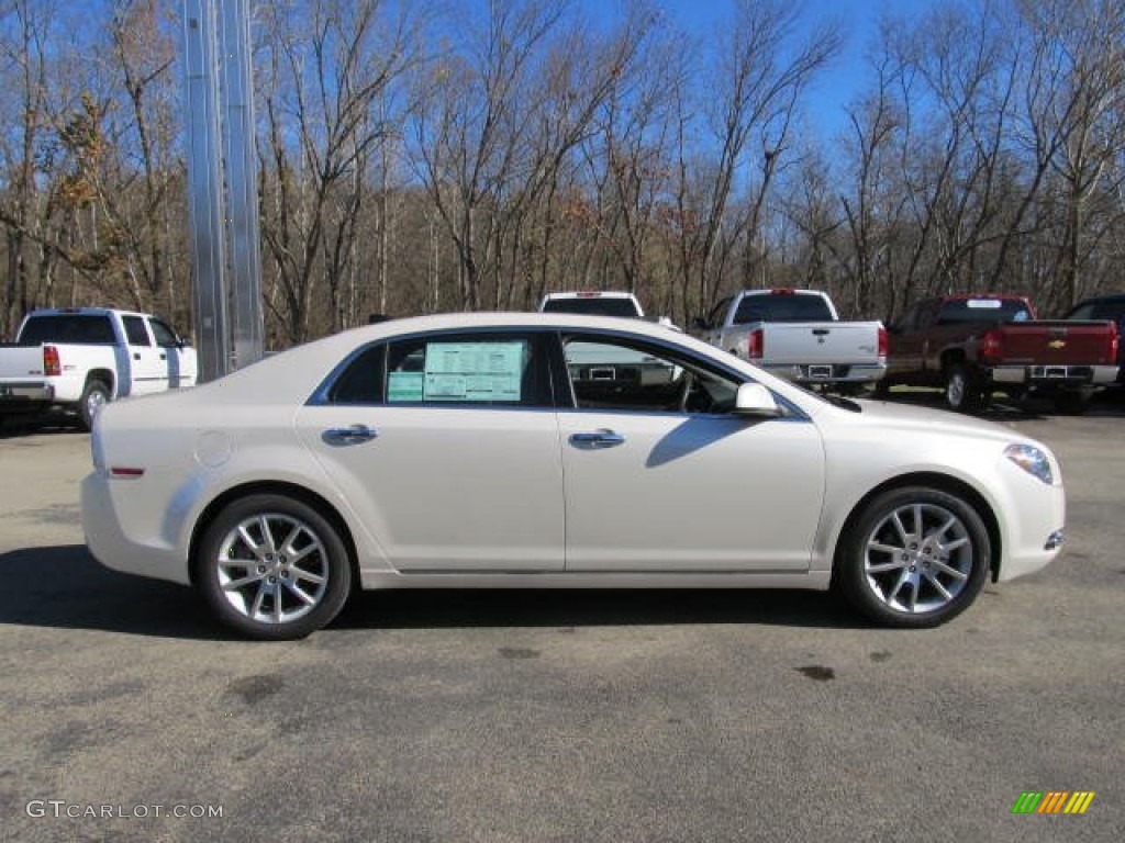 White Diamond Tricoat 2012 Chevrolet Malibu LTZ Exterior Photo #56252294