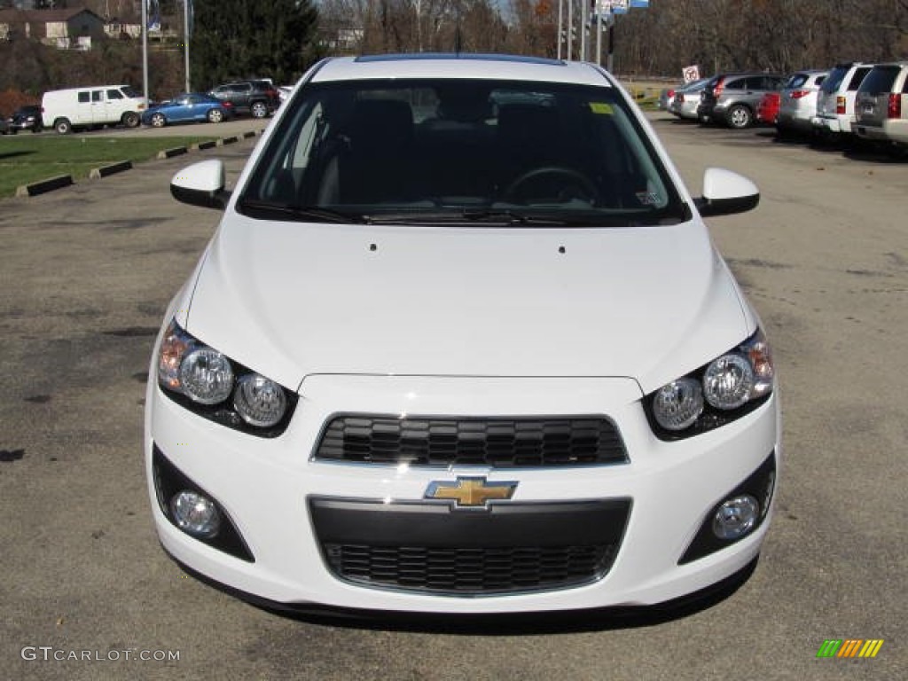 Summit White 2012 Chevrolet Sonic LTZ Sedan Exterior Photo #56252564