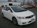 2009 Taffeta White Honda Civic Si Sedan  photo #16