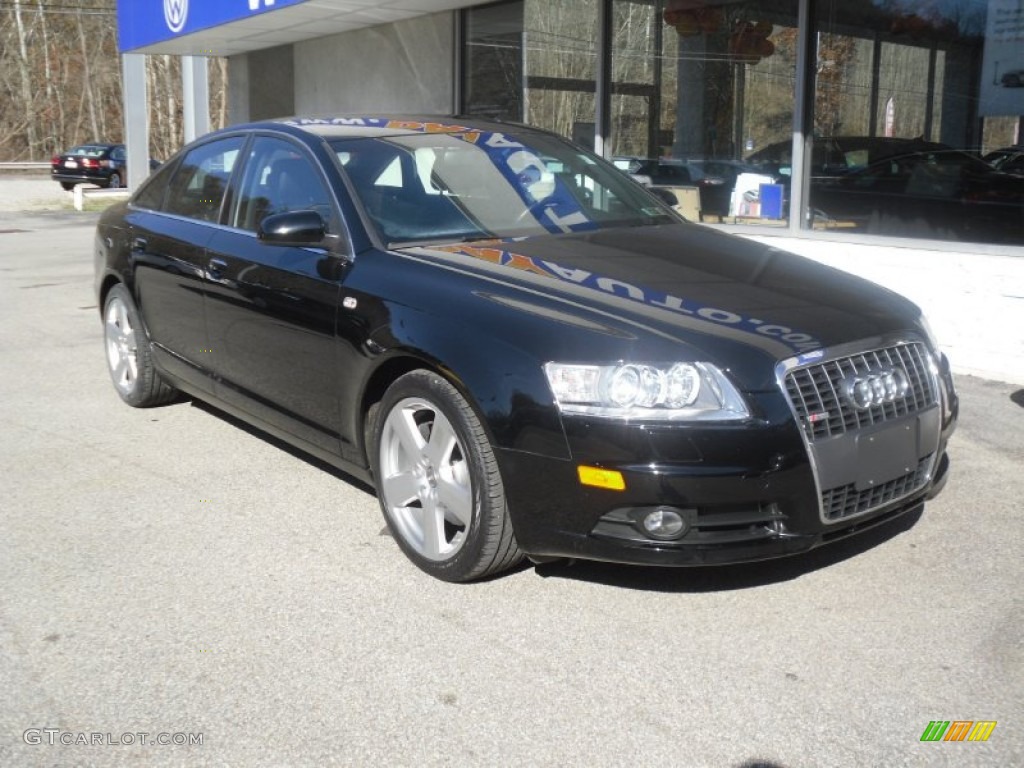 Brilliant Black 2008 Audi A6 3.2 quattro Sedan Exterior Photo #56253296
