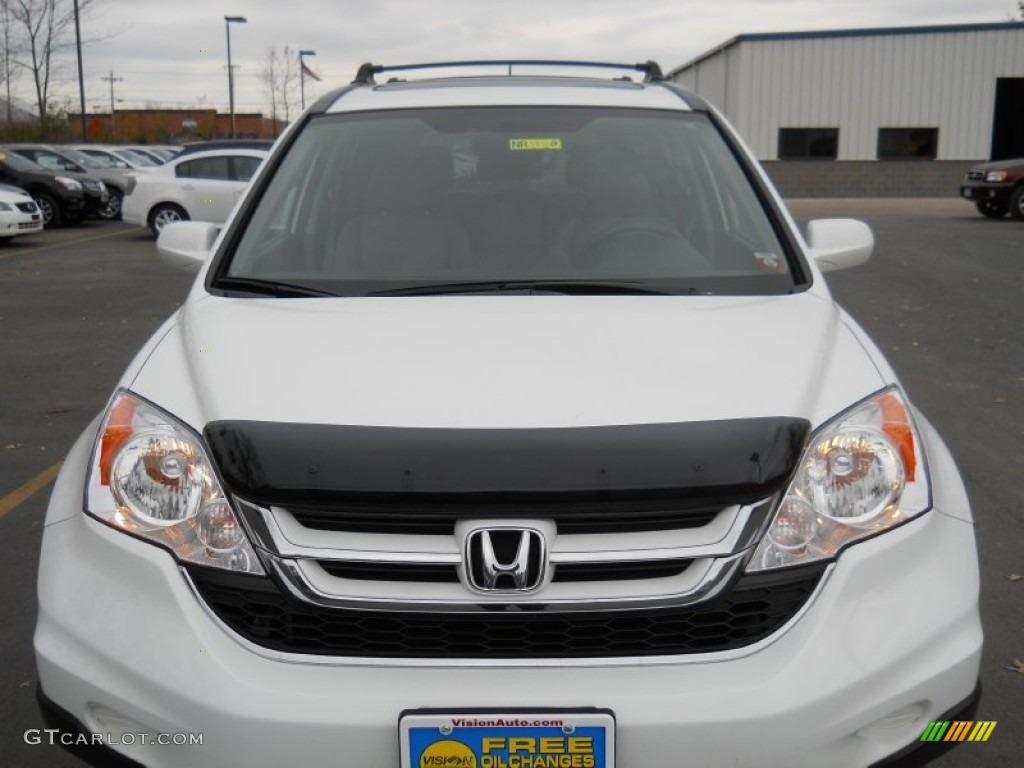 2010 CR-V EX-L AWD - Taffeta White / Gray photo #16