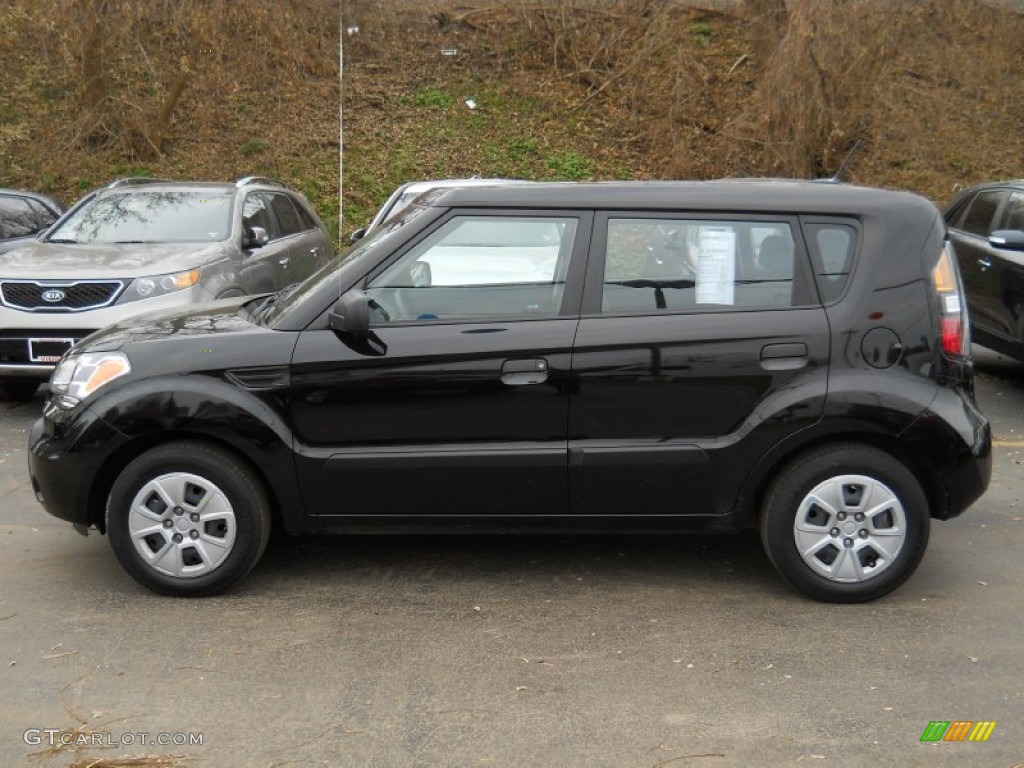 Shadow Black 2010 Kia Soul 1.6 Exterior Photo #56254322
