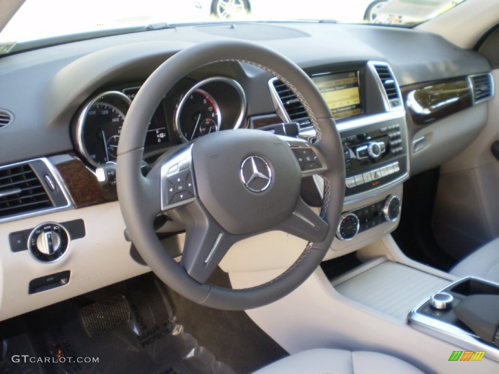 2012 Mercedes-Benz ML 350 BlueTEC 4Matic Grey Dashboard Photo #56254964