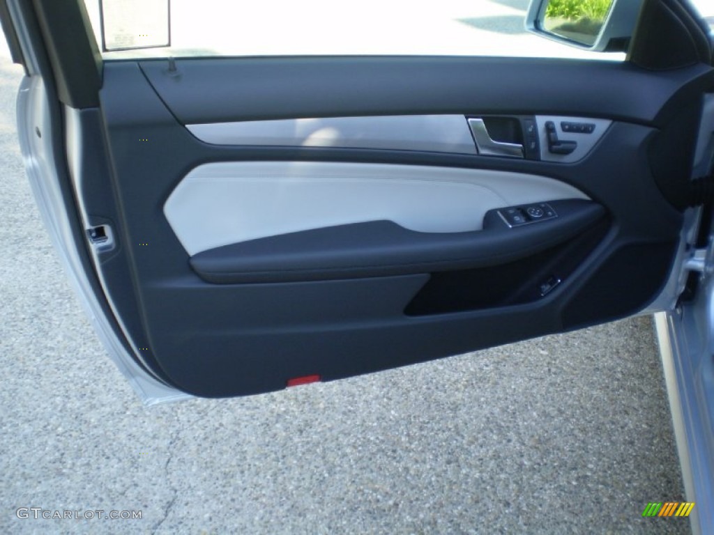 2012 Mercedes-Benz C 250 Coupe Ash Door Panel Photo #56255177