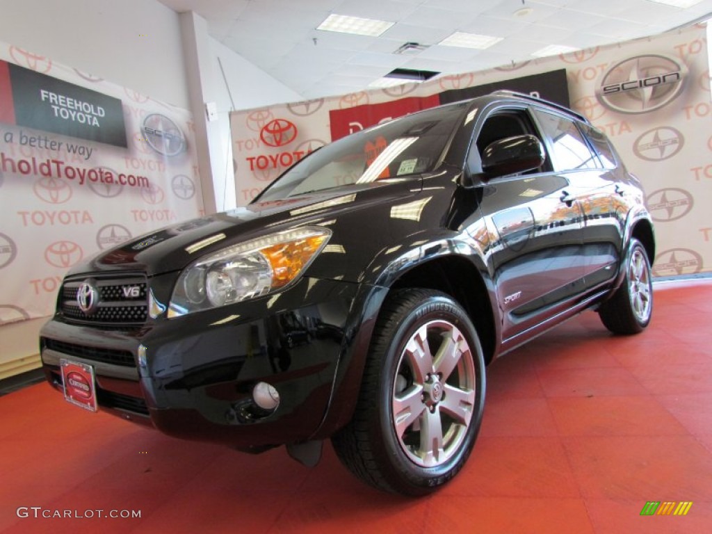 2008 RAV4 Sport V6 4WD - Black / Dark Charcoal photo #1