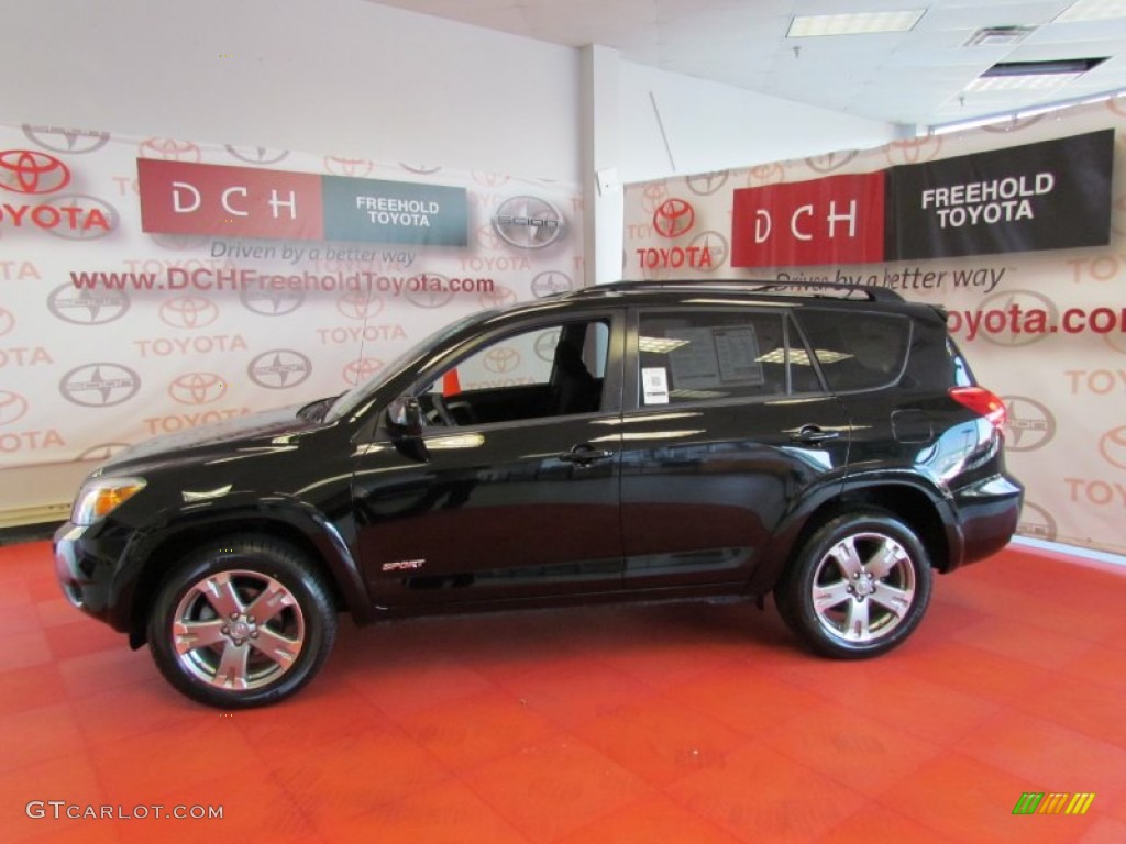 2008 RAV4 Sport V6 4WD - Black / Dark Charcoal photo #4