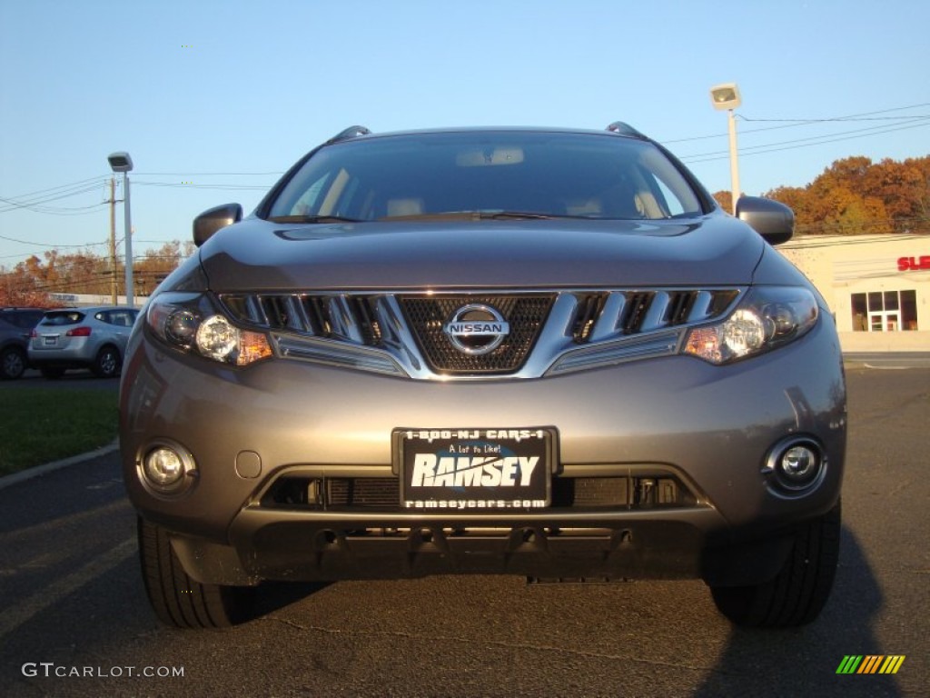 2009 Murano SL AWD - Platinum Graphite Metallic / Black photo #11