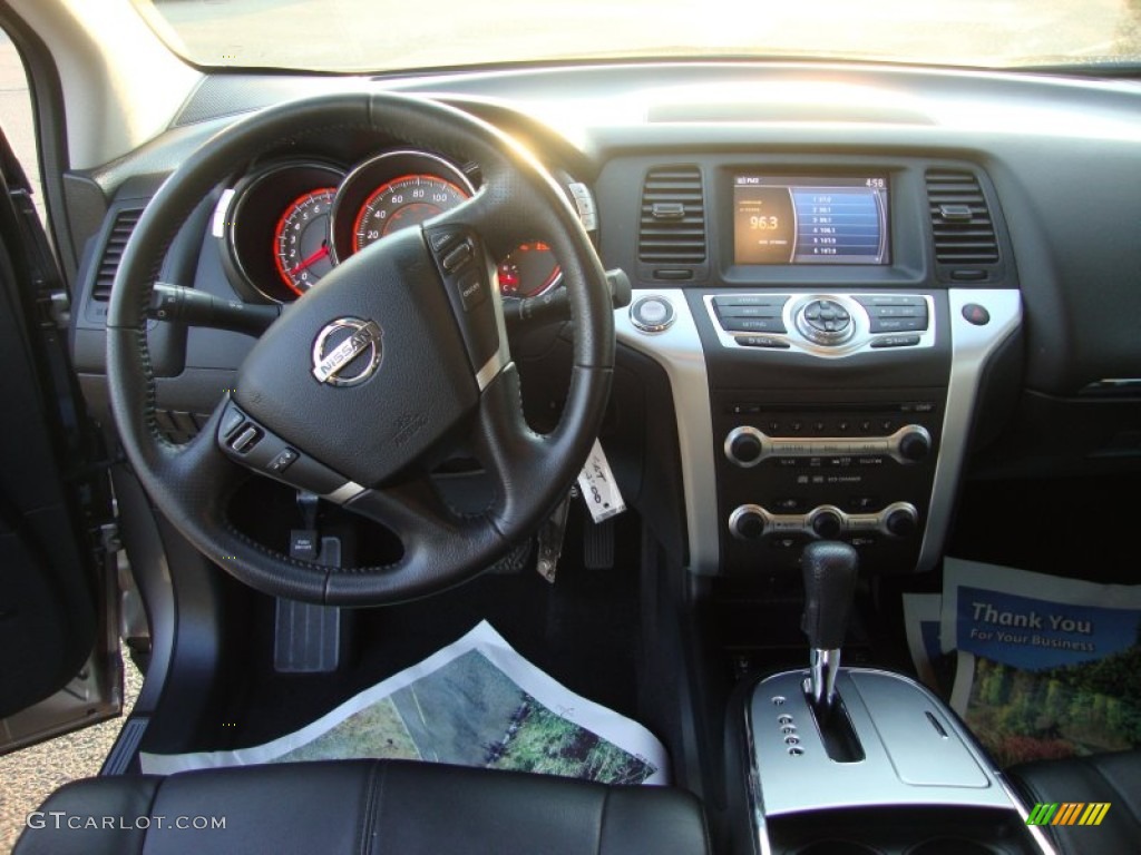 2009 Murano SL AWD - Platinum Graphite Metallic / Black photo #14