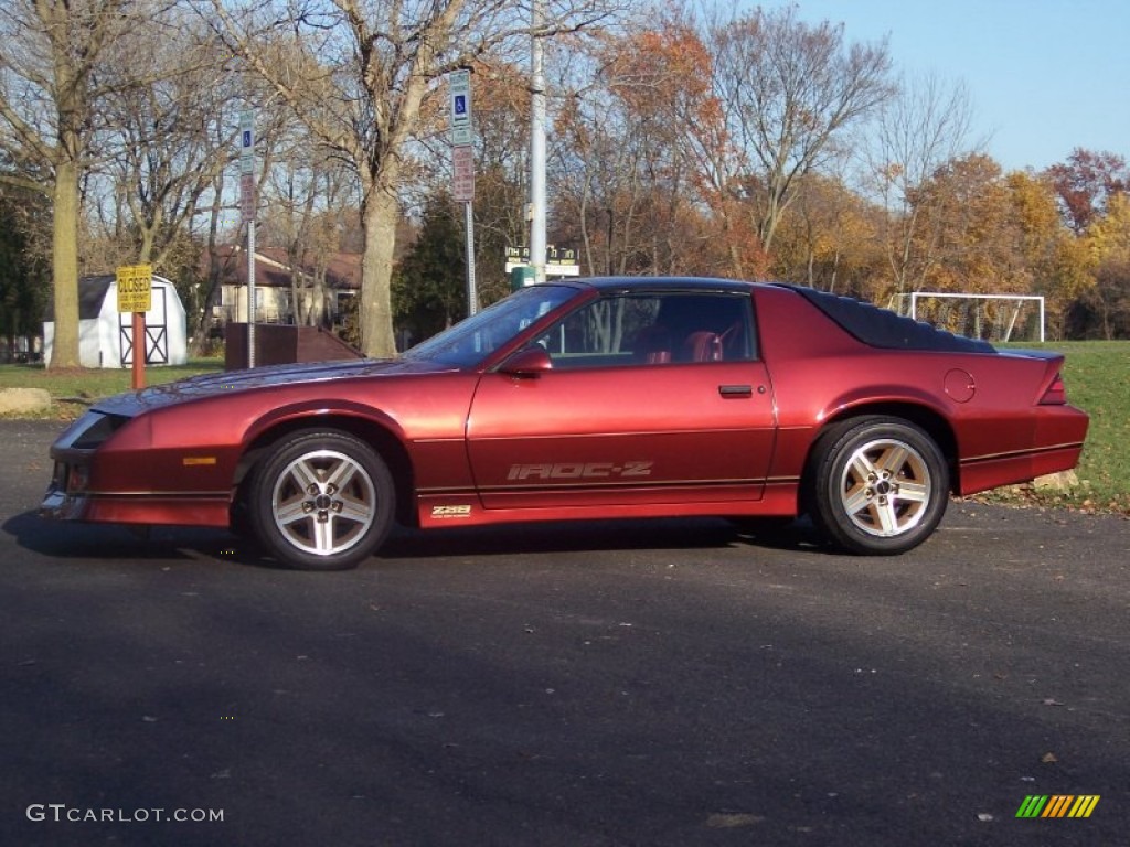 Bright Red 1986 Chevrolet Camaro Z28 Coupe Exterior Photo #56258771