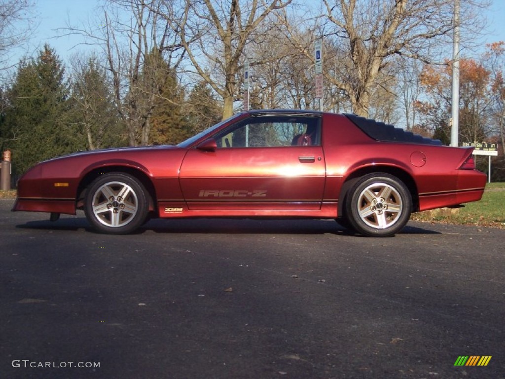 Bright Red 1986 Chevrolet Camaro Z28 Coupe Exterior Photo #56258780