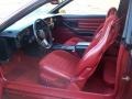  1986 Camaro Z28 Coupe Red Interior