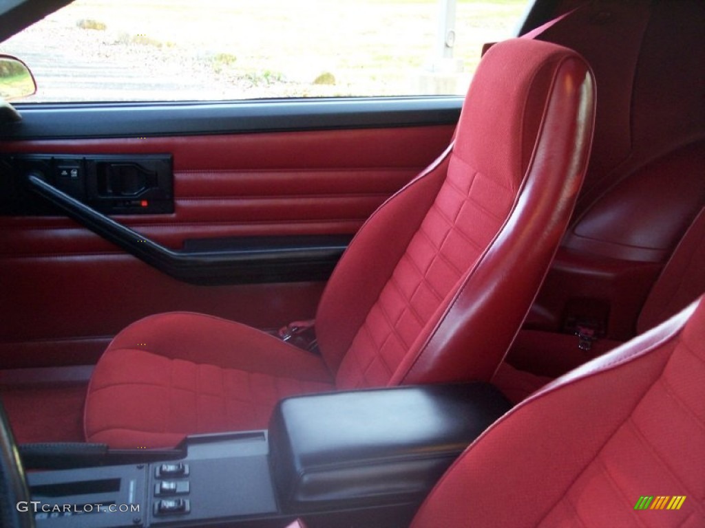 Red Interior 1986 Chevrolet Camaro Z28 Coupe Photo #56259008