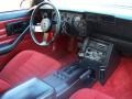 1986 Chevrolet Camaro Red Interior Dashboard Photo