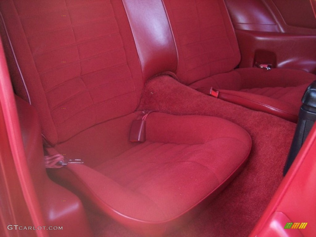 Red Interior 1986 Chevrolet Camaro Z28 Coupe Photo #56259071