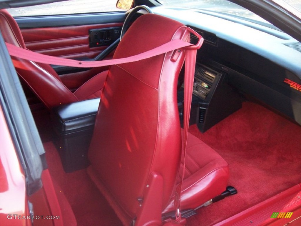 1986 Chevrolet Camaro Z28 Coupe Interior Color Photos