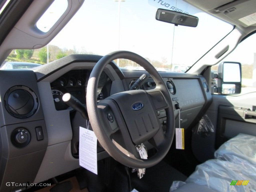 2012 F250 Super Duty XL Regular Cab 4x4 - Sterling Grey Metallic / Steel photo #17