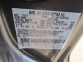 UJ: Sterling Grey Metallic 2012 Ford F250 Super Duty XL SuperCab 4x4 Color Code