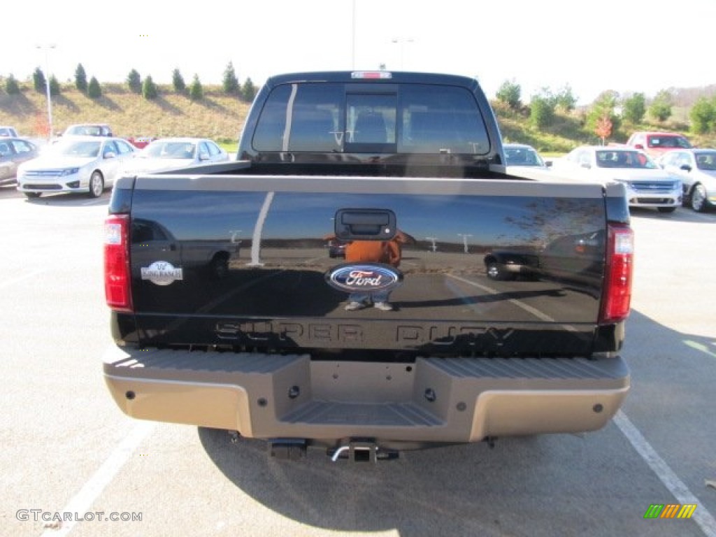 2012 F350 Super Duty King Ranch Crew Cab 4x4 - Black / Chaparral Leather photo #11