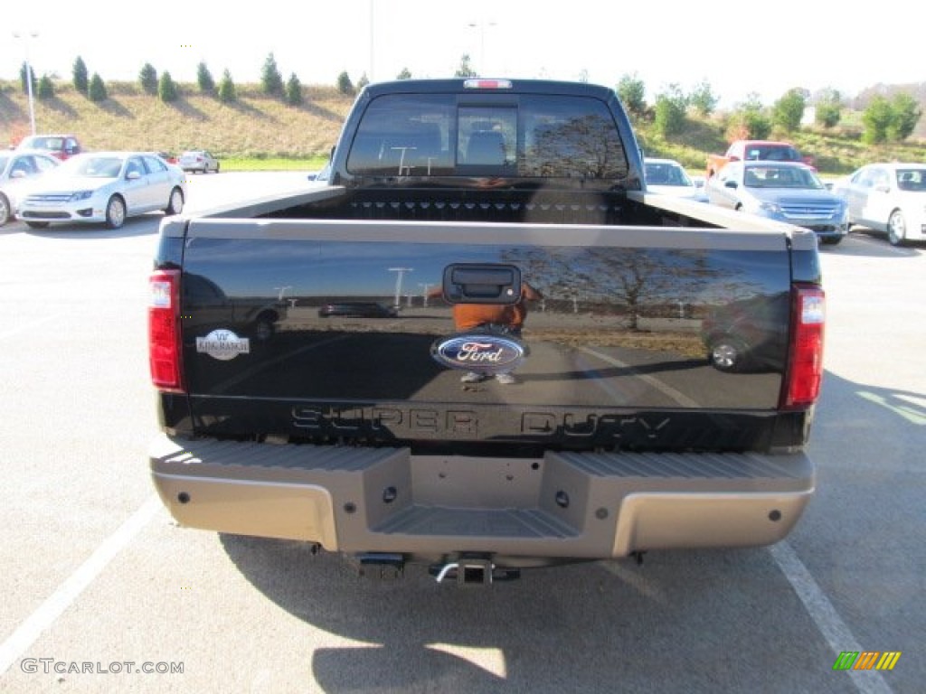 2012 F350 Super Duty King Ranch Crew Cab 4x4 Dually - Black / Chaparral Leather photo #11