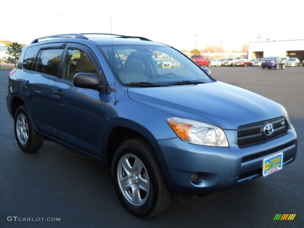 2008 RAV4 V6 4WD - Pacific Blue Metallic / Ash photo #16