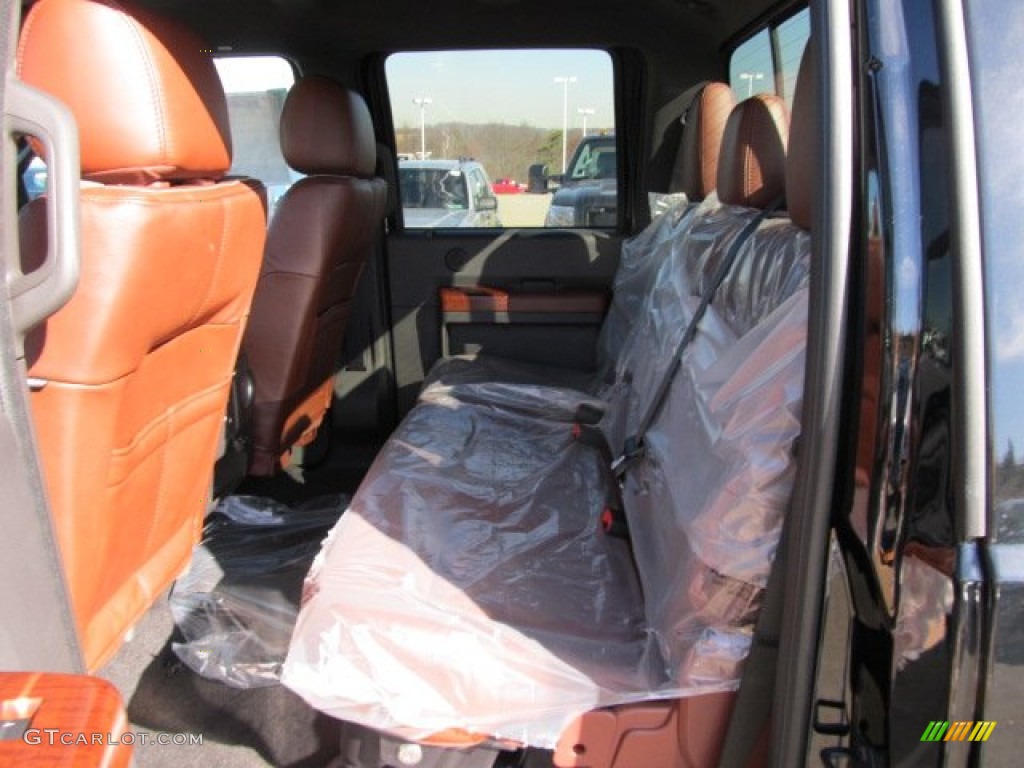 2012 F350 Super Duty King Ranch Crew Cab 4x4 Dually - Black / Chaparral Leather photo #16