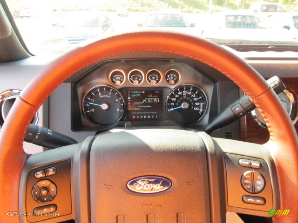 2012 F350 Super Duty King Ranch Crew Cab 4x4 Dually - Black / Chaparral Leather photo #20