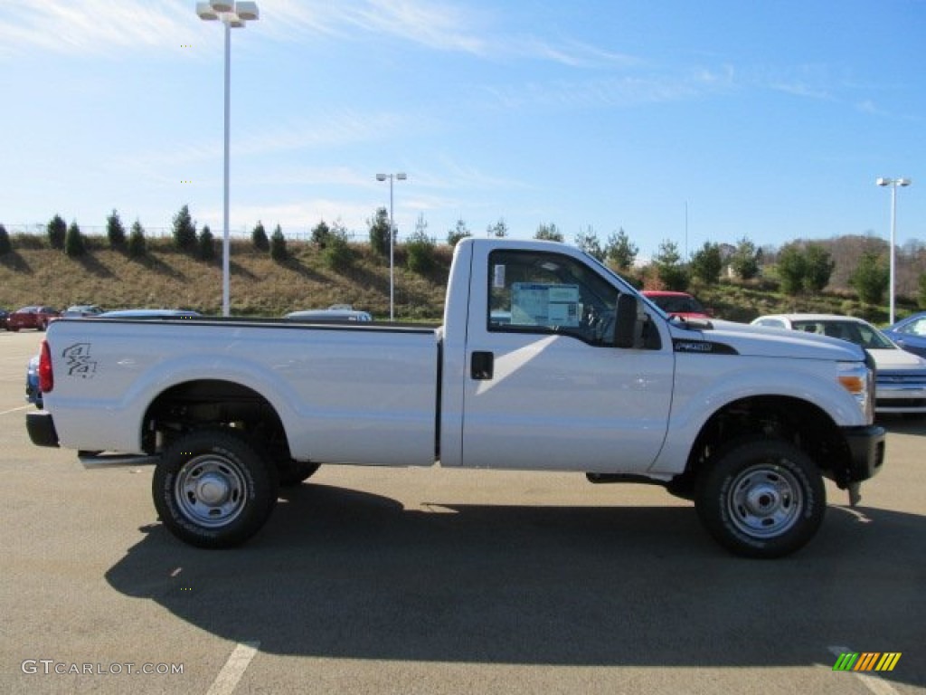 2012 F350 Super Duty XL Regular Cab 4x4 - Oxford White / Steel photo #2