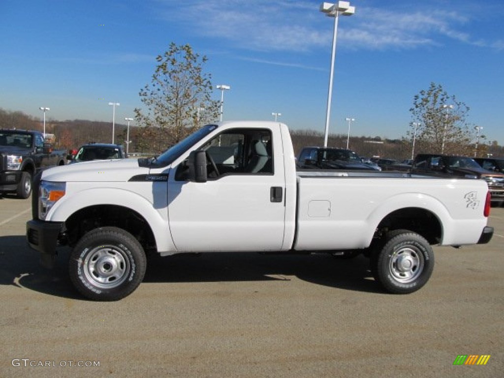 Oxford White 2012 Ford F350 Super Duty XL Regular Cab 4x4 Exterior Photo #56260571