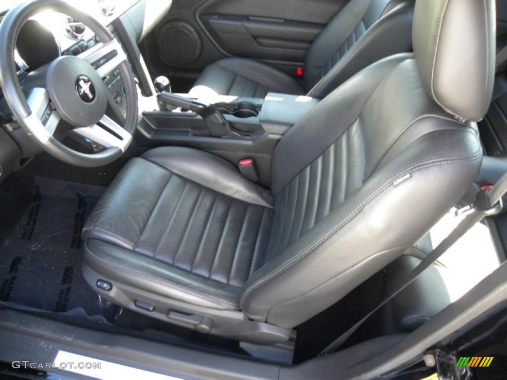 Dark Charcoal Interior 2009 Ford Mustang GT Premium Coupe Photo #56260781