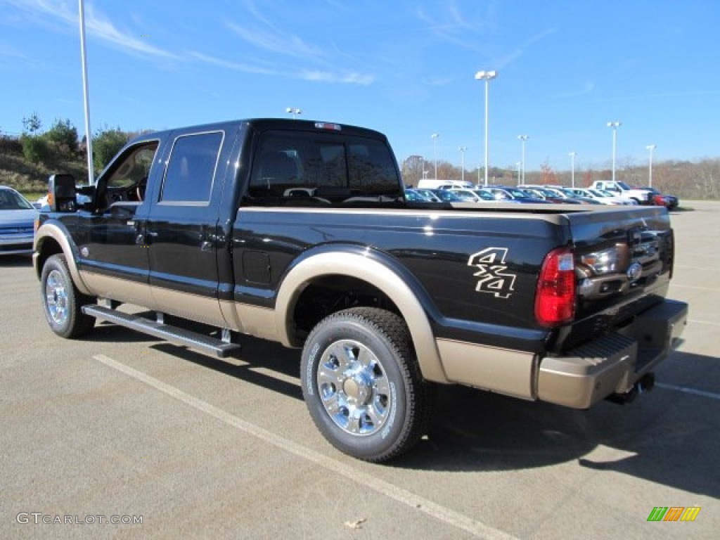 2012 F250 Super Duty King Ranch Crew Cab 4x4 - Black / Chaparral Leather photo #12