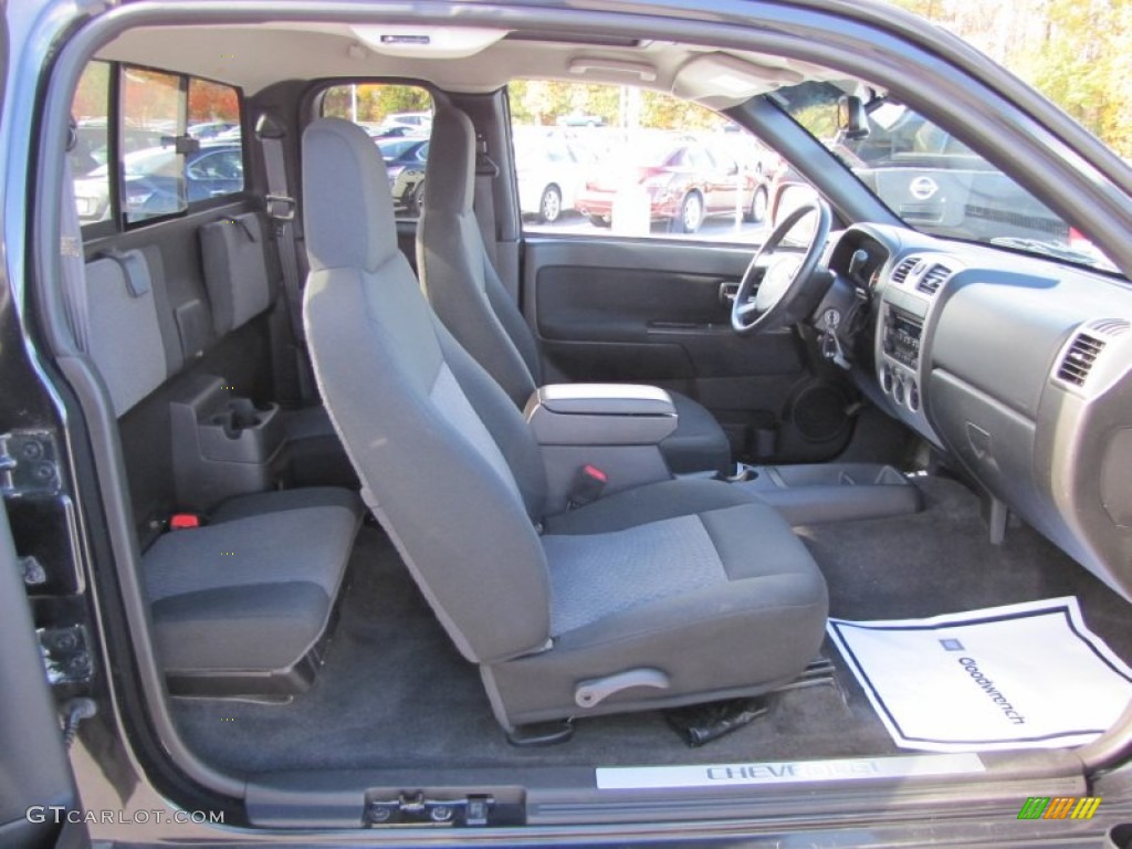 Ebony Interior 2008 Chevrolet Colorado LT Extended Cab Photo #56261516