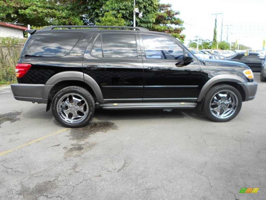 2003 Sequoia Limited - Black / Oak photo #7