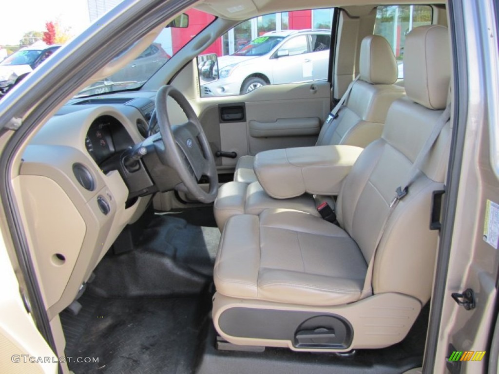 2005 F150 XL SuperCab - Arizona Beige Metallic / Tan photo #10