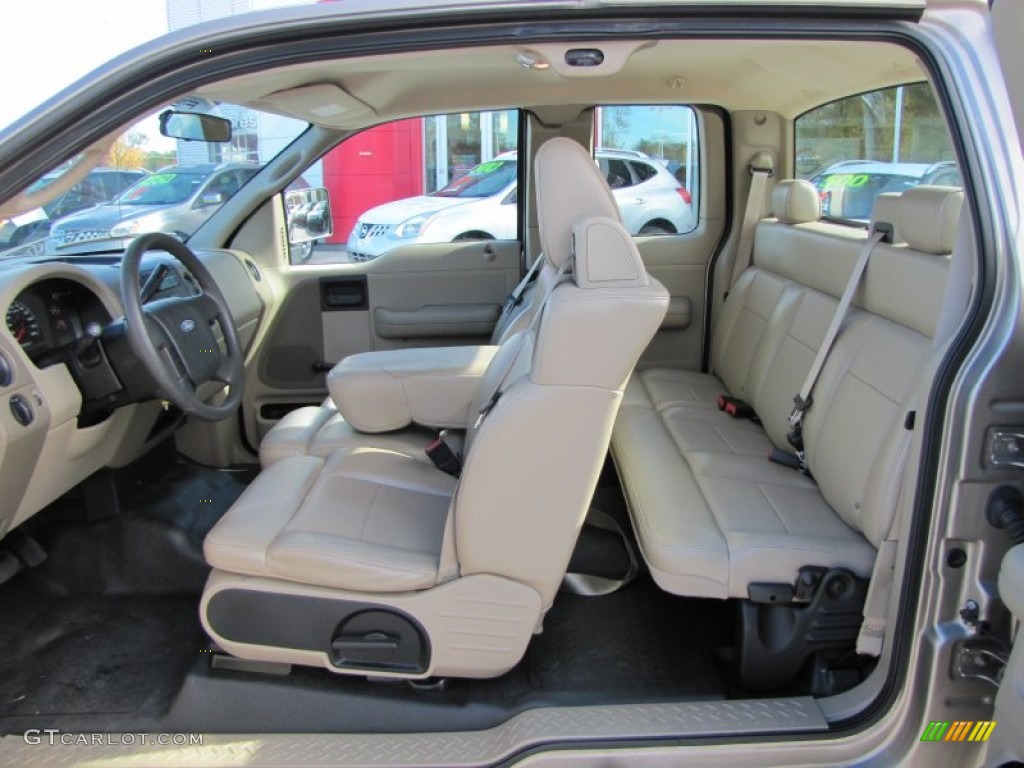 2005 F150 XL SuperCab - Arizona Beige Metallic / Tan photo #11