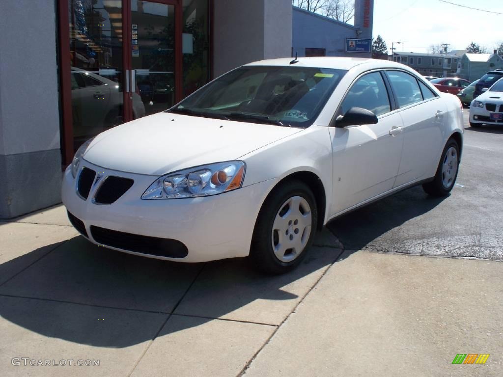 2008 G6 Value Leader Sedan - Ivory White / Ebony Black photo #1