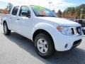 2012 Avalanche White Nissan Frontier SV Crew Cab  photo #7